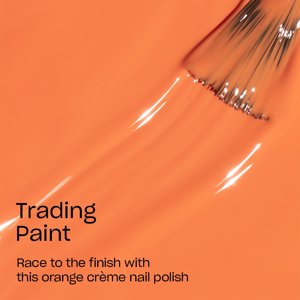 OPI Nail Lacquer Trading Paint bottle with pro-wide brush