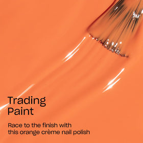 OPI Nail Lacquer Trading Paint bottle with pro-wide brush