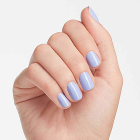 OPI Nail Lacquer You're Such a BudaPest soft purple swatch on nails