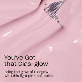 OPI Nail Lacquer You've Got that Glas-glow dark beige polish bottle side view