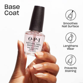 OPI Natural Nail Base Coat brush close-up