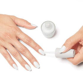 OPI Nature Strong Bright White nail polish with brush
