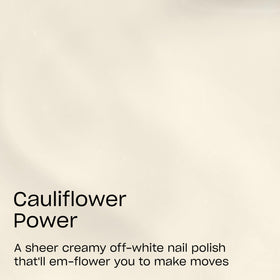 OPI Nature Strong Cauliflower Power Nail Polish bottle side view