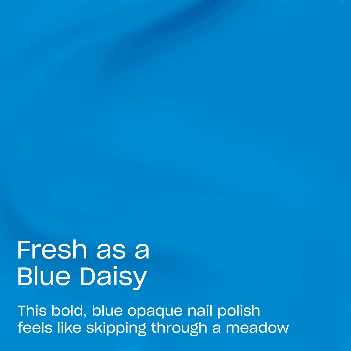 OPI Nature Strong Fresh as a Blue Daisy Nail Polish bottle with label