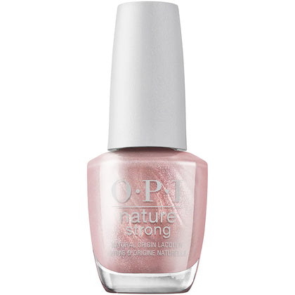 OPI Nature Strong Intentions are Rose Gold nail polish front view