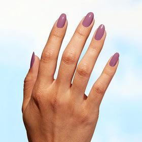 OPI Nature Strong Simply Radishing nail polish in natural setting