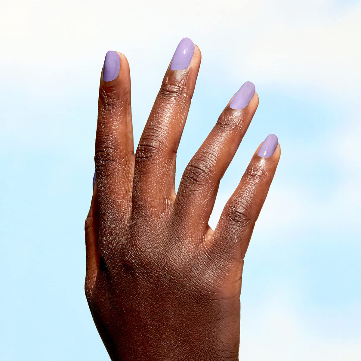 OPI Nature Strong Soft Purple Nail Polish with natural background