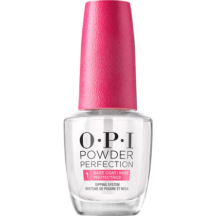 OPI Powder Perfection Clear Base Coat 0.5 oz front view