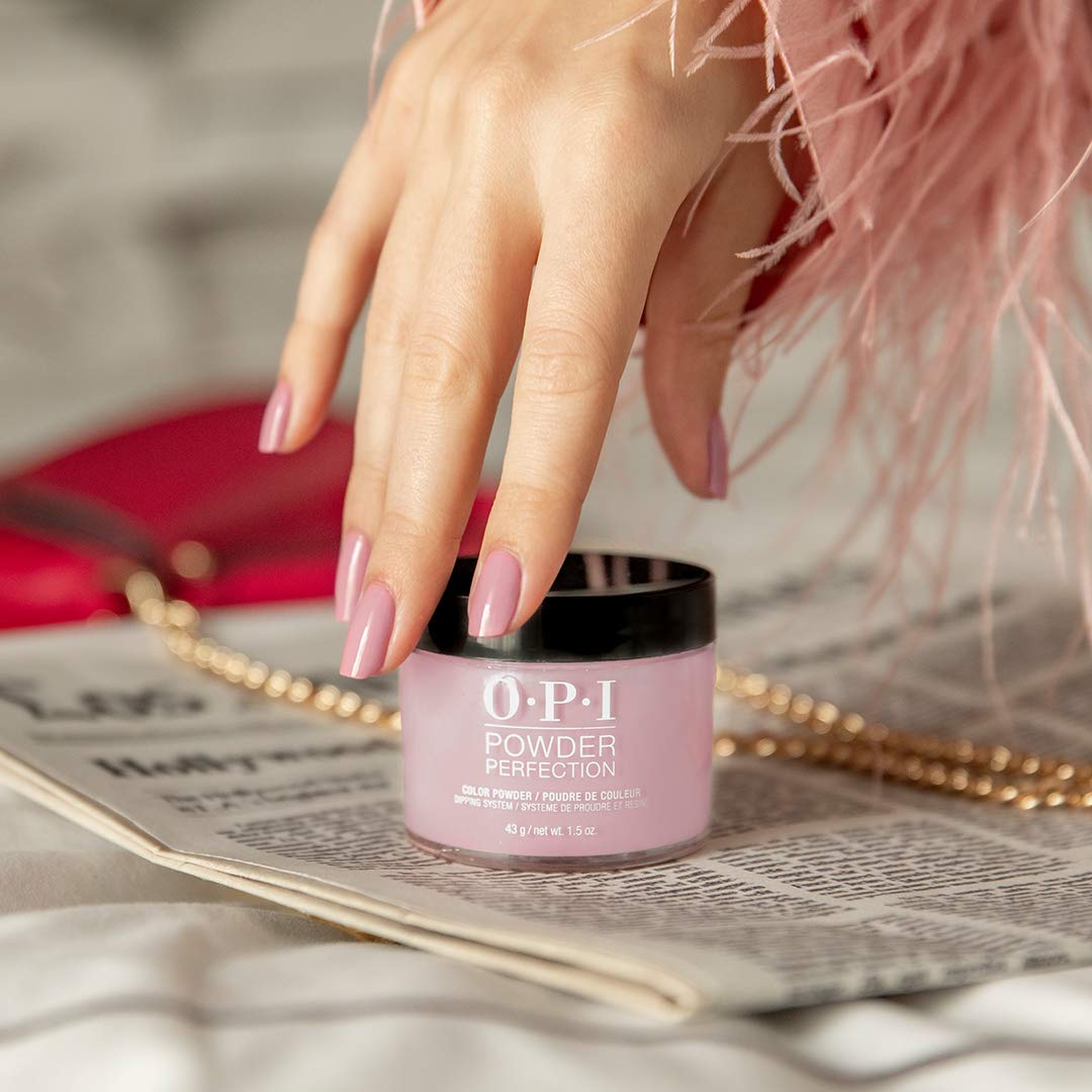 OPI Powder Perfection Top Coat with Pro-wide brush close-up