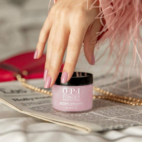 OPI Powder Perfection Top Coat with Pro-wide brush close-up