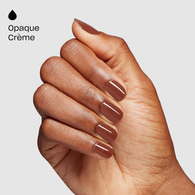 OPI Slip Dressed Up nail polish packaging with ingredients list