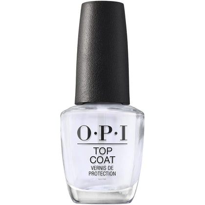 OPI Top Coat Nail Polish bottle front view