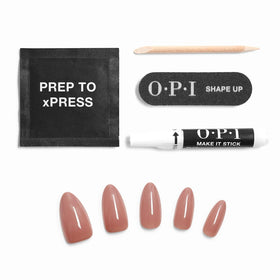 OPI xPRESS/ON El Mat-Adoring You nails with acetone removal process