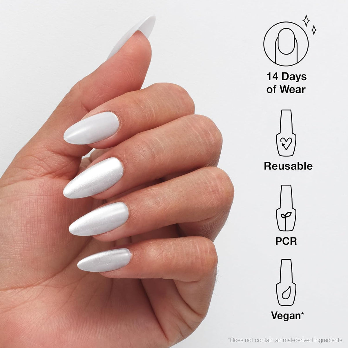 OPI xPRESS/ON Glass Slipper packaging with nail glue