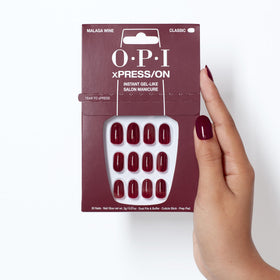 OPI xPRESS/ON Malaga Wine nails in various sizes