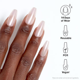 OPI xPRESS/ON Throw Me a Kiss packaging with nail glue