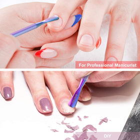 opove cuticle pusher flat end for cuticle care