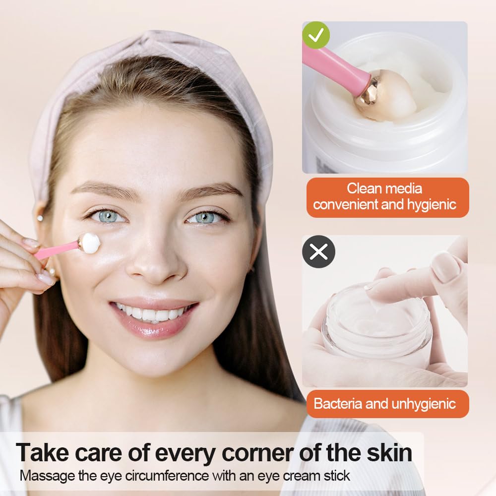 ORCLEENA 3D Face Roller and Eye Wand set displayed together