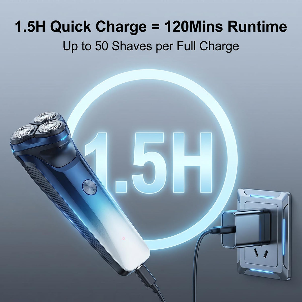 Ordele Electric Razor with cleaning brush