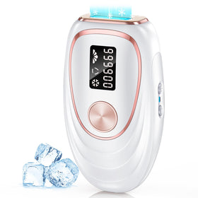 Oreeth IPL Laser Hair Removal Device front view, Off White