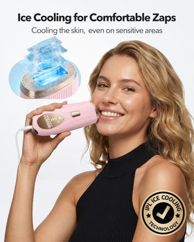 Oreeth IPL Laser Hair Removal Device with ice cooling feature