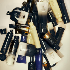ORIBE Gold Lust Conditioner in a luxurious setting