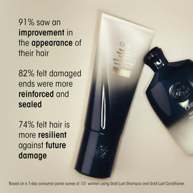 ORIBE Gold Lust Conditioner with ingredients list