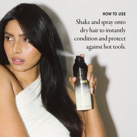 ORIBE Gold Lust Dry Heat Protection Spray with hair styling tools