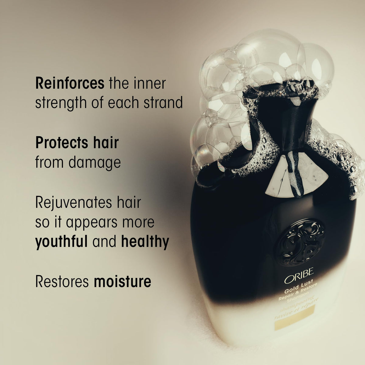 ORIBE Gold Lust Shampoo bottle with pump