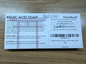 ORIENTLEAF Kojic Acid Soap Bar on travel essentials