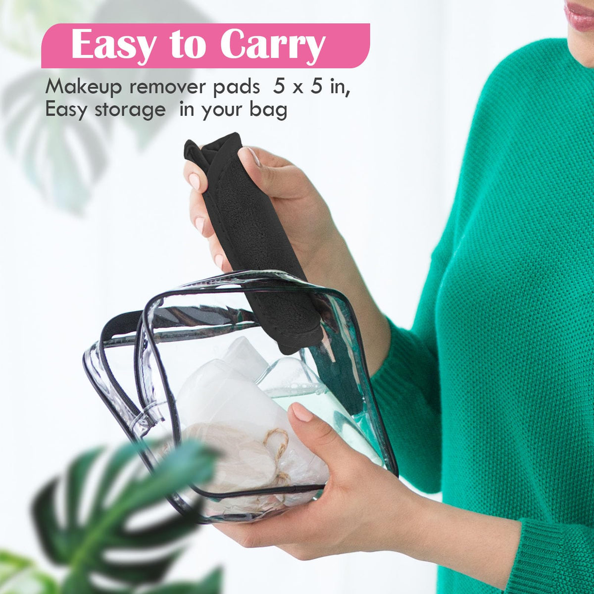 Orighty Makeup Remover Cloths in use with warm water