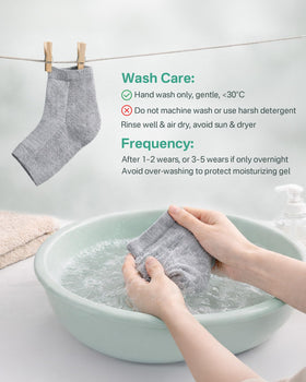 Originbuty moisturizing socks in use during relaxation