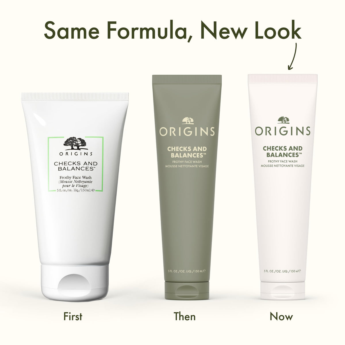 Origins Checks and Balances Foaming Face Wash side view