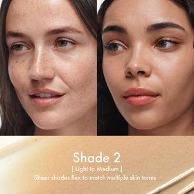 Origins GinZing Tinted Moisturizer SPF 40 swatch on hand