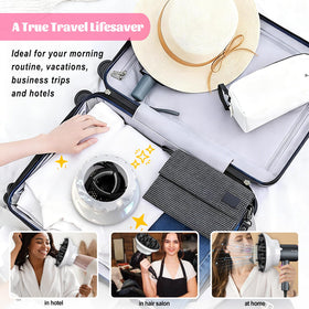 Orista Finds Universal Hair Diffuser attached to a Dyson hair dryer