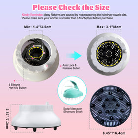 Orista Finds Universal Hair Diffuser demonstrating frizz reduction on curly hair