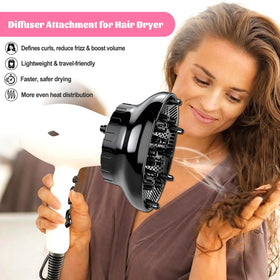 Orista Finds Universal Hair Diffuser in travel bag for portability