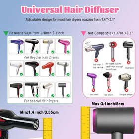 Orista Finds Universal Hair Diffuser side view showing silicone clamping system