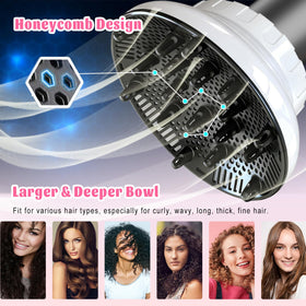 Orista Finds Universal Hair Diffuser with scalp massager included