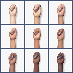 Orly Breathable Nail Color De-Stressed Denim application on nails