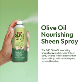 ORS Olive Oil Nourishing Sheen Spray 2oz back view