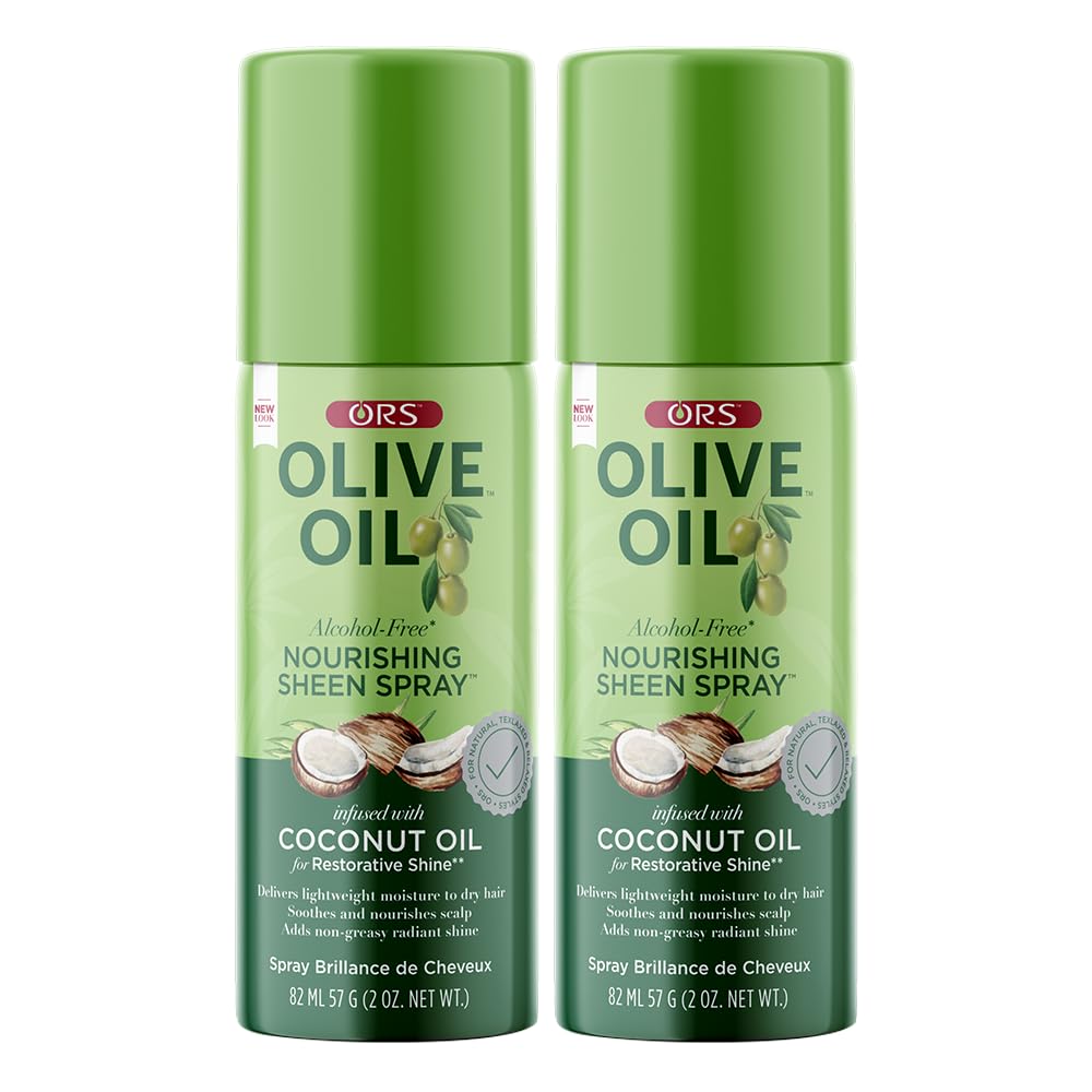 ORS Olive Oil Nourishing Sheen Spray 2oz front view