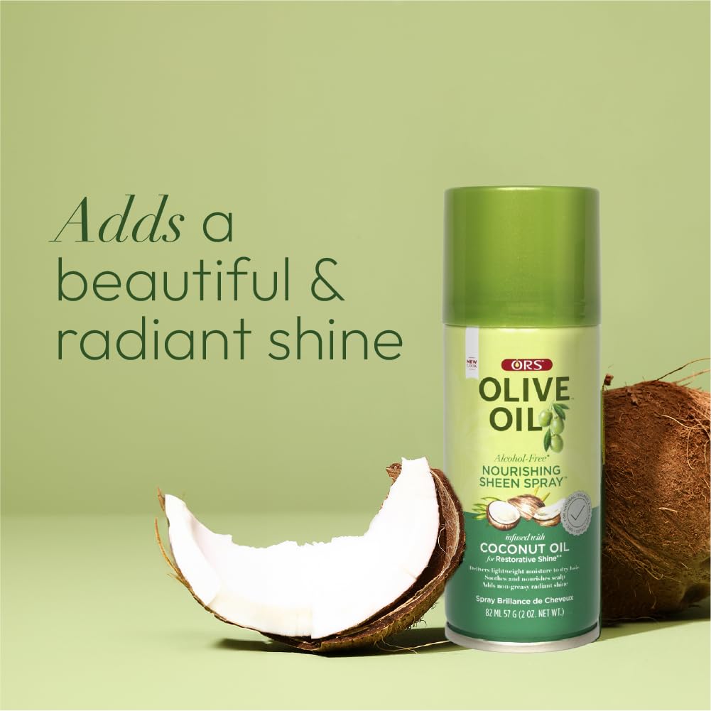 ORS Olive Oil Nourishing Sheen Spray 2oz packaging