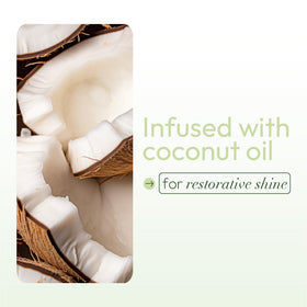 ORS Olive Oil Nourishing Sheen Spray application on hair
