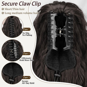 ORSUNCER curly ponytail extension in packaging