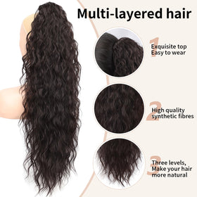 ORSUNCER ponytail extension claw clip close-up