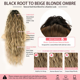 ORSUNCER ponytail extension packaging