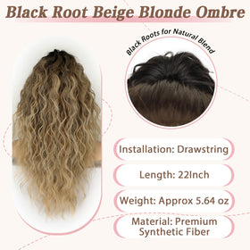ORSUNCER ponytail extension packaging and product details