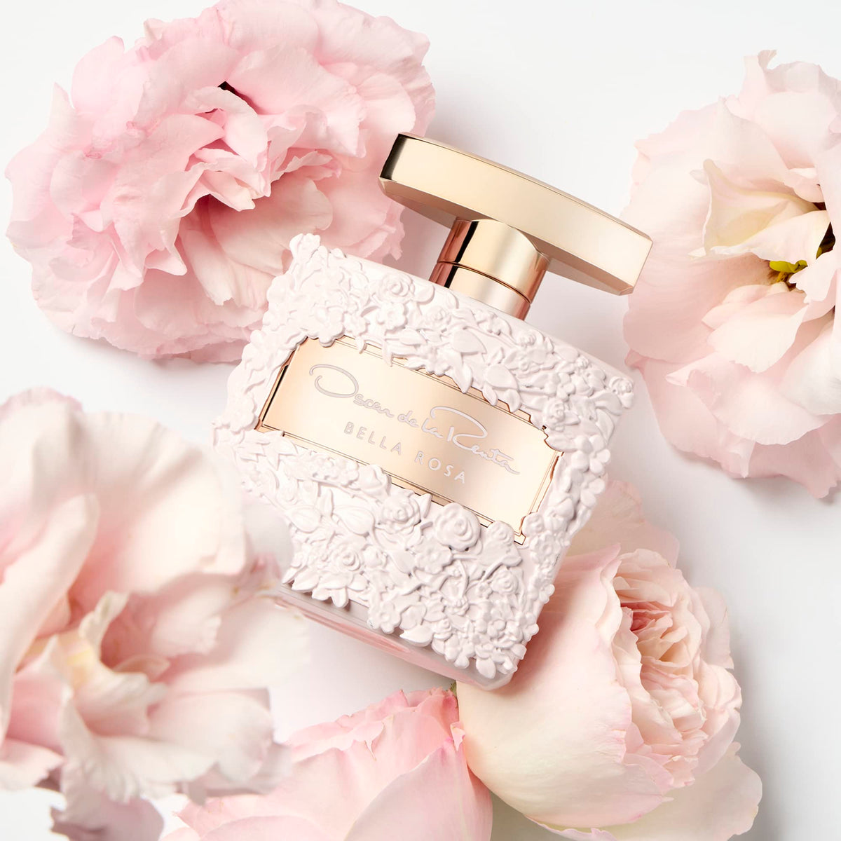 Oscar de la Renta Bella Rosa Eau de Parfum 3.4 Fl. Oz bottle close-up