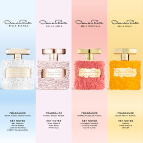 Oscar de la Renta Bella Rosa Eau de Parfum on vanity